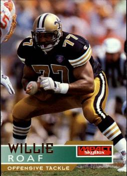 Willie Roaf New Orleans Saints 1995 SkyBox Impact NFL #98